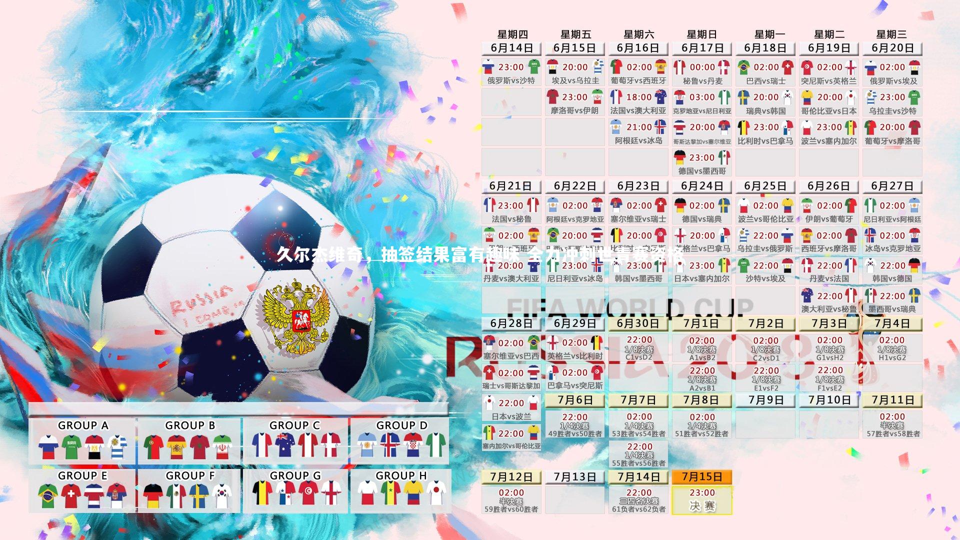 久尔杰维奇,抽签结果富有趣味 全力冲刺世青赛资格